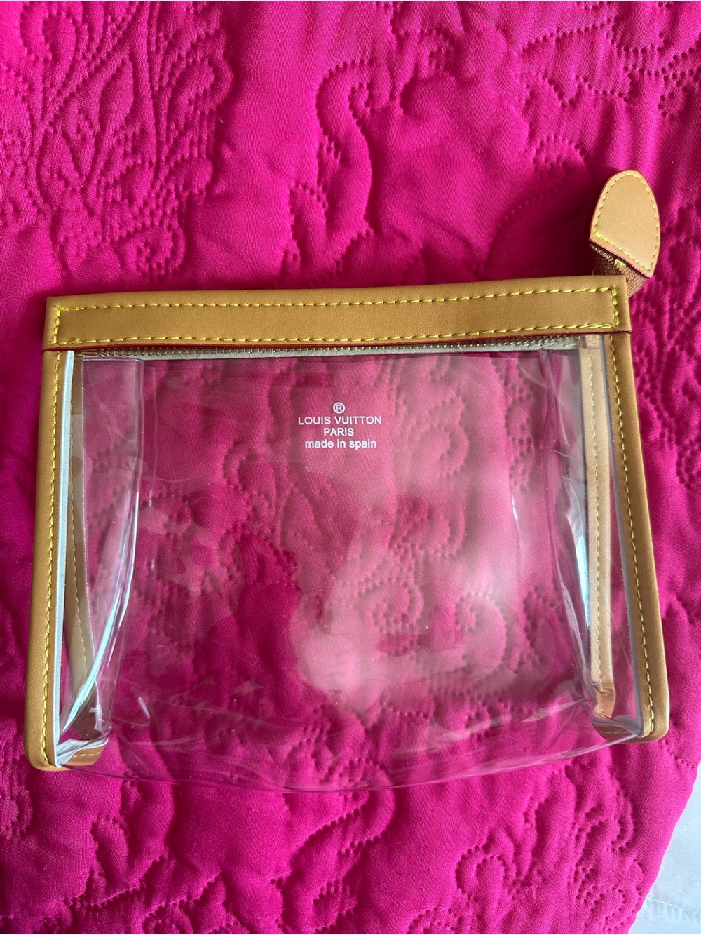 PVC cosmetic pouch